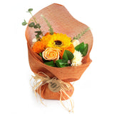 Bouquet de fleurs de savon sur pied