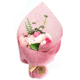 Bouquet de fleurs de savon sur pied