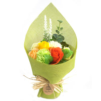 Bouquet de fleurs de savon sur pied