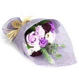 Bouquet de fleurs de savon sur pied