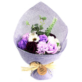 Bouquet de fleurs de savon sur pied